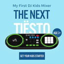 Tiesto Kids DJ Controller with Jog Wheel, Tempo Slider, and LED Pads