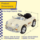 Remote Control Ride-On Car for Kids - Classic Electric Vehicle - 6V Battery