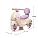 12V Electric 3-Wheel Scooter for Toddlers with Parental Control and Wooden Handle, Ages 1-3 Years