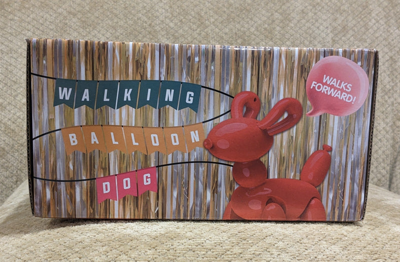 Red Walking Balloon Dog Toy for Active Play