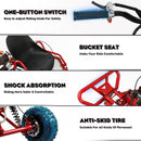 2-Stroke Gas Go Kart for Adults and Kids with High-Quality Steel Frame