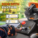 Qaba 12V Kids' Electric Dirt Bike with Training Wheels in Orange