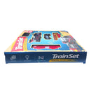 Ebayjia Retro Steam Locomotive Electric Train Set with Sound and Light