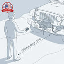 12V Wireless Electric Winch Remote Control Set, Universal Mini 5 Wire Connector - 2 Pack