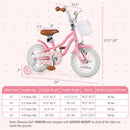 12 Inch Bicycle for Toddlers with Training Wheels and Basket - Ideal for Boys and Girls Ages 3-4