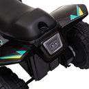 6V Electric Ride-On ATV for Toddlers 18-36 Months with Forward and Reverse Switch - Black