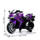 12V Battery-Powered Kids Motorcycle - Ride-On Toy for Boys and Girls Aged 3-6 Years