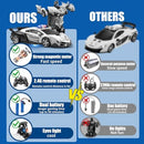 2.4G Rechargeable RC Police Car Transformer Toy