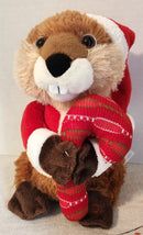 Avon Zack Christmas Animated Singing Beaver Plush Toy - 2012 Edition