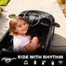 12V Ford Mustang Mach-E Kids Ride-On Car with Remote Control and LED Lights - Black