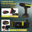 Battery-Powered 5 Ton Car Jack Set with Impact Wrench