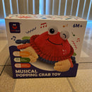 Hahalaland Baby's Musical Pop-Up Crab Toy for 6 Months and Older