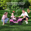 12V Electric Ride-On Truck for Kids - Remote Control, Dual Speed, LED Lighting