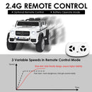 12V Mercedes-Benz Ride-On Car for Kids with Trunk - White