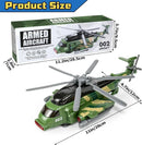 Army Helicopter Toy for Kids Aged 3-7 with Lights