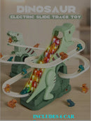 Dinosaur Slide Playset with Self-Climbing Stairs and Illuminating Features