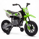 12V Electric Ride-On Motorcycle for Kids with Training Wheels and Music Features