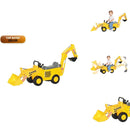 SKYTEAM 89898 Large Backhoe Loader Ride-On Toy