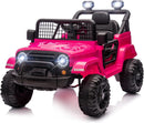 12V Battery-Powered Kids Truck with Remote Control and Four Wheels