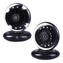 Gladeer 90mm Polyurethane Replacement Wheels Set for Wiggle Car Enhancements