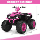 Pink 12V Kids ATV - Perfect Electric Ride-On for Exciting Adventures