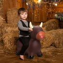 Bouncy Inflatable Bull Hopper Ride-On Toy for 18 Months and Up, Perfect for Indoor and Outdoor Fun