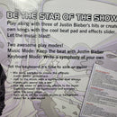Justin Bieber WowWee Paper Jamz Guitar and Keyboard Electronic Music Set