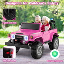 12V Licensed Toyota FJ40 2-Seater Ride-On Truck with Laser Light and Music