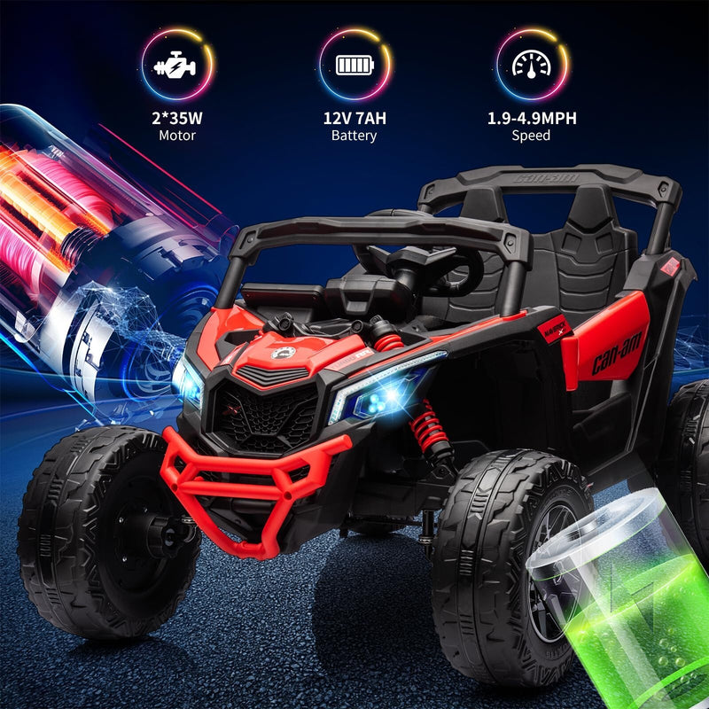 12V 4WD Electric Off-Road Kids Ride-On UTV with Remote Control