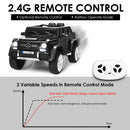 12V Mercedes-Benz Licensed Black Kids Ride-On Car with Trunk and Remote Control