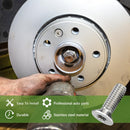Set of 8 Stainless Steel Brake Disc Rotor Screws and Bolts for Automotive Use