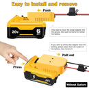 20V Battery Converter for Power Wheels | Peg-Perego Compatible Adapter with Harness