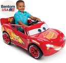 Huffy Cars Lightning McQueen 6V Electric Ride-On with Realistic Engine Sounds for Kids 3-7
