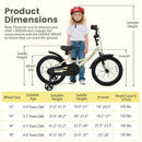 18-Inch Sport Bicycle for Kids with Detachable Training Wheels
