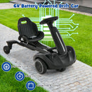 360° Spin Electric Drift Go Kart for Kids - 6V Ride-On Car in Dark