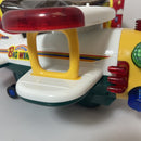 Vintage Battery-Operated Toy Airplane with Wing Walking Clown Figure