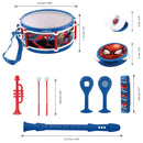 Lexibook Spider-Man Musical Instruments Collection, 7-Piece Set with Convenient Storage