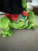 Retro 2006 Gemmy Dancing Animated Frog Sings "Deck The Halls"