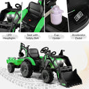 Versatile 12V Electric Ride-On Excavator and Bulldozer for Kids with Remote Control and Trailer