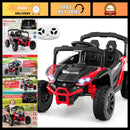 12V Electric Ride-On UTV for Kids - Remote Control, 3 Speed Settings, LED Lighting
