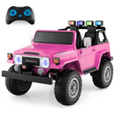 12V Licensed Toyota FJ40 2-Seater Ride-On Truck with Laser Light and Music