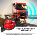 High-Performance Dual Tone Snail Car Horn Kit, 12V 300DB