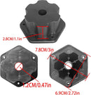 Set of 2 High-Performance 24V RS555 Gear Motors with Gearbox for Power Wheels