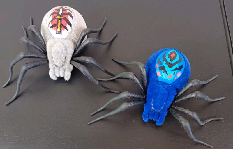 Set of 2 Moose Crawling Spider Tarantula Toys with Working Lights and Movement