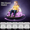 12V Electric 360° Rotating Bumper Car Toy for Toddlers with Remote Control