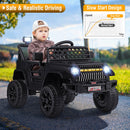 12V Battery-Powered Electric Ride-On Truck for Toddlers with 3 Speed Options