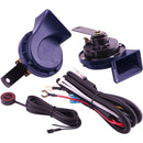 Blue Motohorn 12V Train Horn - 130dB Dual Tone Super Loud Truck Horn