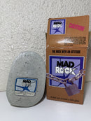 Retro 1980s Gemmy MAD ROCK Battery-Powered Anger Management Gadget for Office Humor
