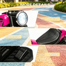 Pink 6V Electric Motorcycle for Kids with Training Wheels