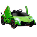 Licensed Lamborghini Veneno Kids Ride-On Car with Bluetooth - Green